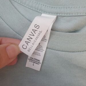 size L women's Bella Canvas T-shirt